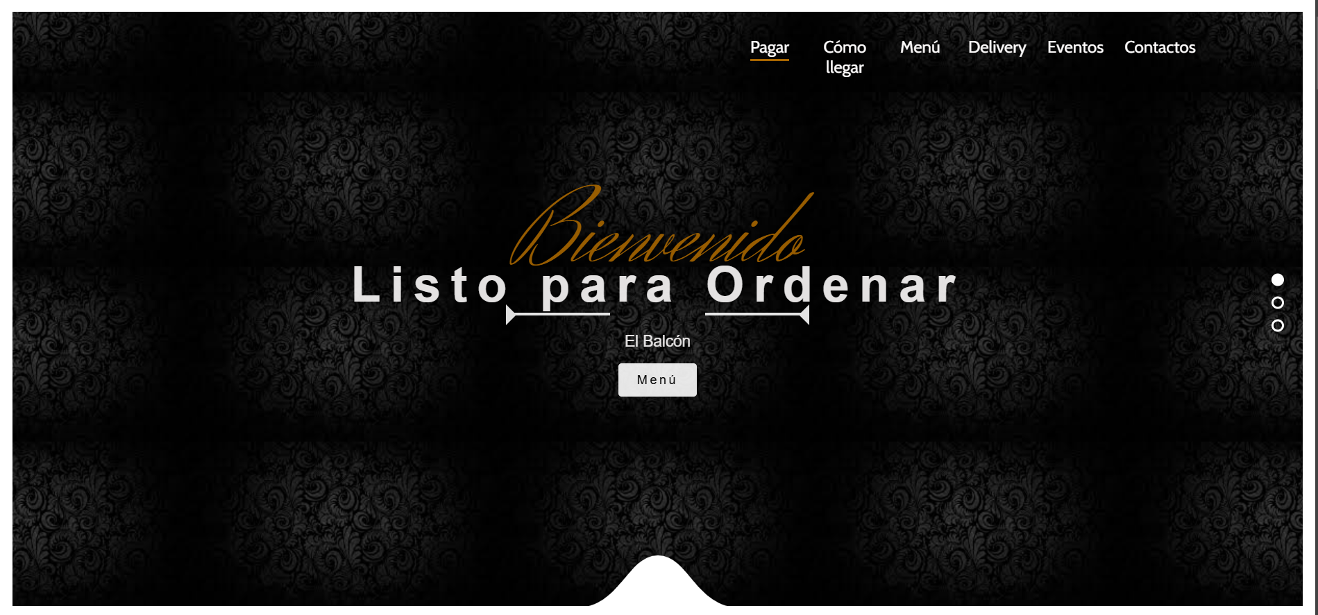 Sitio Web de Restaurante